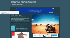 Desktop Screenshot of imagecolorpicker.com